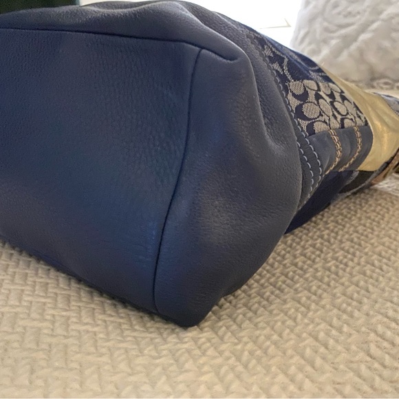 Coach VINTAGE Denim Patchwork Tote - Picture 7 of 10